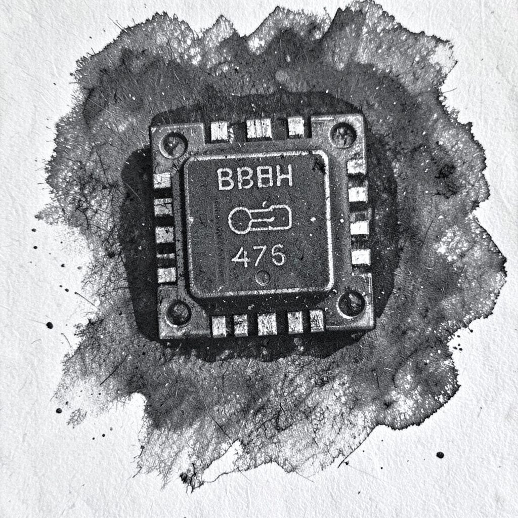 A small single-board computer with exposed GPIO pins resting on a wooden workbench, warm workshop lighting